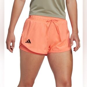 •ADIDAS•CORAL CLUB TENNIS/TRACK/ACTIVEWEAR AEROREADY LOGO SHORTS W/BIKE SHORT XL